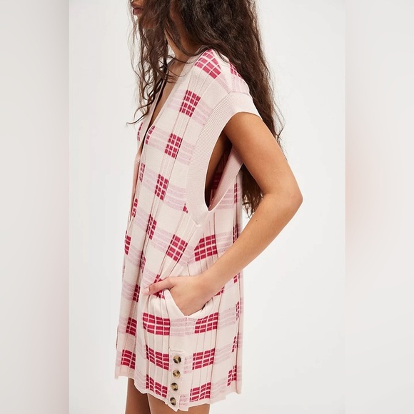FREE PEOPLE 
Lewis Plaid Romper - Picture 4 of 4